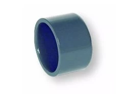 3" End Cap Plain Grey
