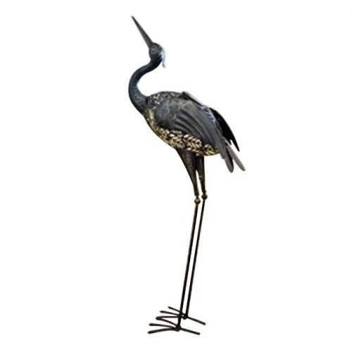Crane Solar Garden Ornament - Looking Up