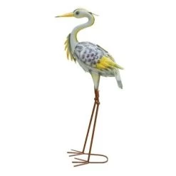 Heron Solar Garden Ornament
