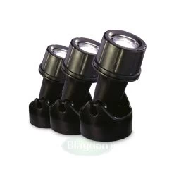 LED Pond &amp; Garden Lights 3 X 1 Watt