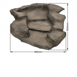 Slate Stepped Left Bend