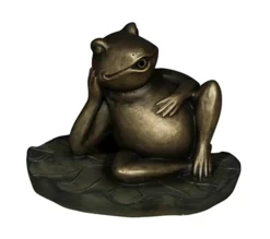 Relaxed Frog Water Spitter Feature