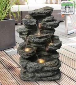 Rocky Waterfall Cascade LED Feature