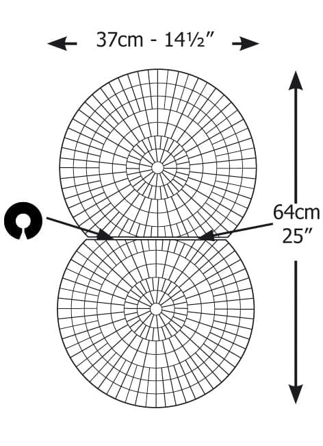 Net Float Ring Round X 20